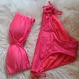 Mossimo Coral Bikini, Size S + FREE extra top!!!